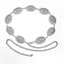 Vintage Geometric Pattern Metal Chain Belt for Women