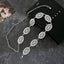 Vintage Geometric Pattern Metal Chain Belt for Women
