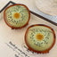 Vintage Kiwi Fruit Acetate Hair Claw Clip