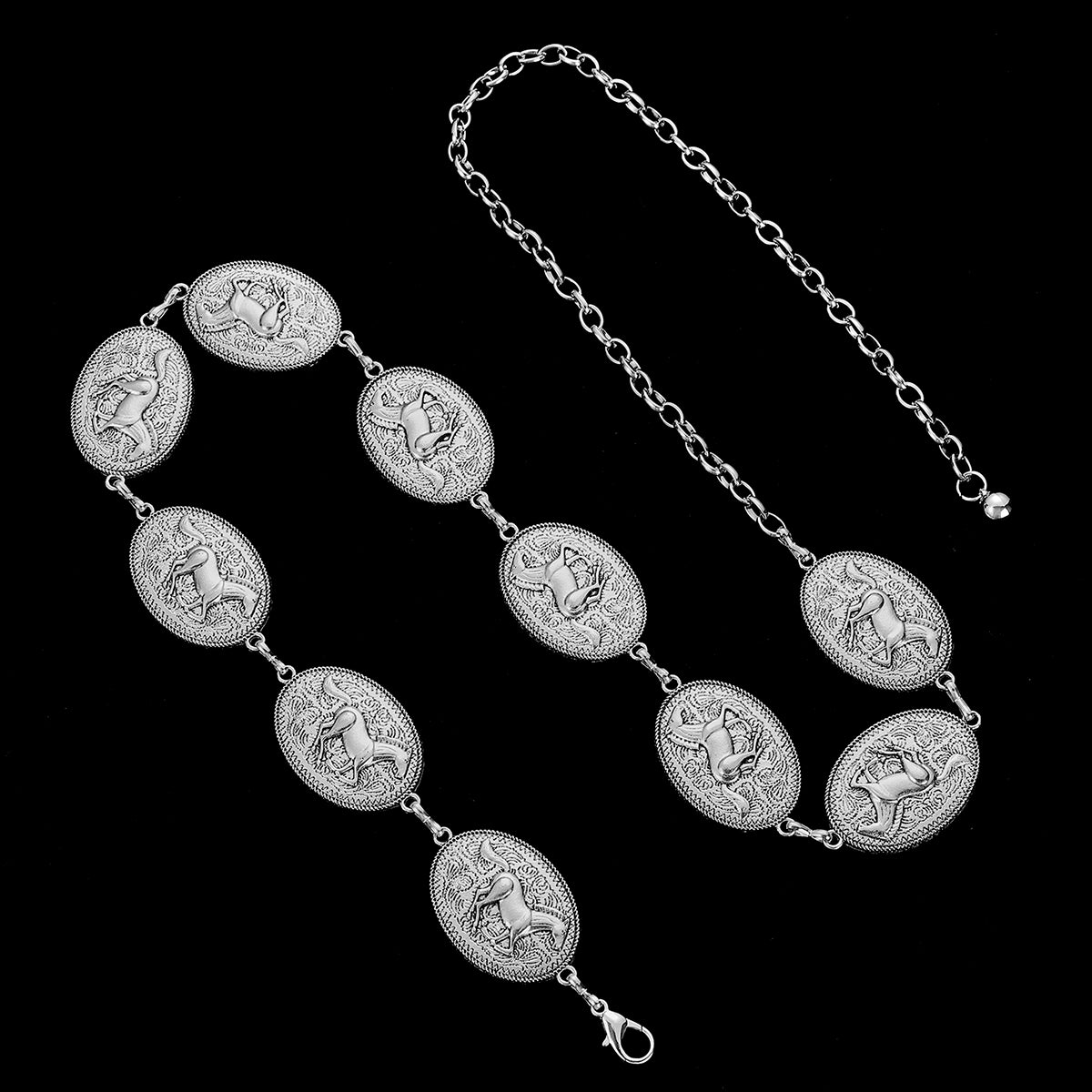 Vintage Punk Animal Alloy Unisex Chain Belt