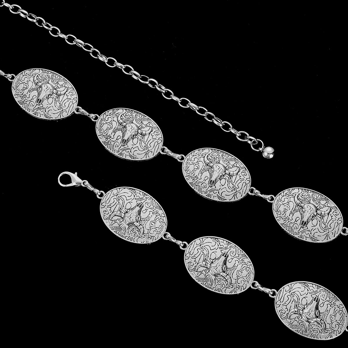 Vintage Punk Animal Alloy Unisex Chain Belt