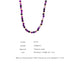 Vintage Geometric Natural Stone 18k Gold Plated Titanium Steel Necklace