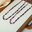 Vintage Geometric Natural Stone 18k Gold Plated Titanium Steel Necklace