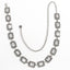 Vintage Rhinestone Inlay Rectangle Alloy Women's Chain Belt