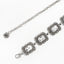 Vintage Rhinestone Inlay Rectangle Alloy Women's Chain Belt