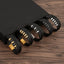 Vintage Style Handmade Men's Leather Bracelet with Electroplated Stainless Steel