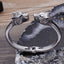 Vintage Wolf Head Titanium Steel Open Bracelet for Men