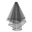 Wedding Bridal Black Birdcage Veil with Comb Edge
