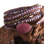 Ethnic Style Natural Stone Beaded Multi-Layer Wrap Bracelet