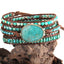 Ethnic Style Natural Stone Beaded Multi-Layer Wrap Bracelet