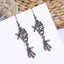 Halloween Skull Spider Pumpkin Alloy Earrings Set