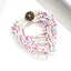 Bohemian Geometric Glass & Crochet Bead Woven Bracelet Set for Women