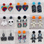 Cartoon Skull Acrylic Drop Earrings for Halloween