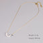 18K Gold Plated Stainless Steel Pearl Beaded Necklace