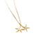 Stainless Steel Starfish Pearl Zircon Pendant Necklace