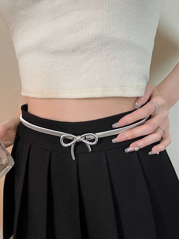 Elegant Bow Knot Alloy Waist Chain Belt