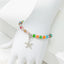 Starfish Crystal Beaded Bracelet - Colorful Handmade Elastic Jewelry