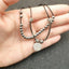 Geometric Alloy Leather Rope Anklet with Round Pendant Bohemian Beach Jewelry