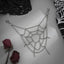 Gothic Punk Spider Web Iron Waist Chain Body Jewelry