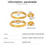 Wholesale Stainless Steel Zircon Circle Rings and Bracelets - Simple Style Fashion Jewelry