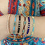 Bohemian Crystal Beaded Woven Bracelet Fashion Jewelry