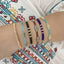 Bohemian Crystal Beaded Woven Bracelet Fashion Jewelry