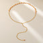 Asymmetrical Natural Stone and Faux Pearl Beaded Women's Waist Chain