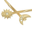 Elegant Star Moon Alloy Metal Waist Chain for Women