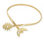 Elegant Star Moon Alloy Metal Waist Chain for Women