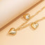 Elegant Heart Shape Alloy Tassel Waist Chain - Women's Fashion Metal Body Chain