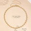 Elegant Geometric Zinc Alloy Waist Chain for Parties and Everyday Wear