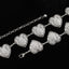 Elegant Heart Shape Metal Waist Chain with Bohemian Silver Engraving