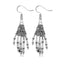 Halloween Skull Pumpkin Spider Web Alloy Earrings Set