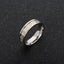 Stainless Steel Couple Rings with Luminous Design