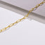 Wholesale Fashion Geometric 201 Stainless Steel Gold Plated Anklet for Women