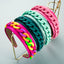 Pastoral Style Wide Color Chain Hairband