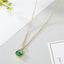 Fashion Round Alloy & Shell Pendant Necklace Resin Design