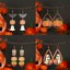 Wholesale Jewelry Funny Streetwear Pumpkin Wood Drop Earrings