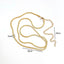Hawaiian Tropical Geometric 18K Gold Plated Stainless Steel Double Layer Snake Chain Waist Body Chain