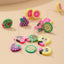 Children's Cartoon Fruit Heart Box Stud Earring Set