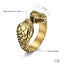 18K Gold Plated Retro Snake Stainless Steel Ring