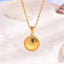 18K Gold Plated Stainless Steel Shell Pendant Necklace