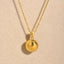 18K Gold Plated Stainless Steel Shell Pendant Necklace