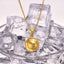 18K Gold Plated Stainless Steel Shell Pendant Necklace