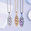 IG Style Witches Knot 304 Stainless Steel Hollow Out Pendant Necklace