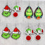 Wholesale Jewelry Ig Style Simple Style Cartoon Christmas Hat Monster Wood Drop Earrings