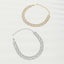 Modern Geometric Rhinestone Inlay Choker Necklace