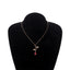 Romantic Rose Alloy Pendant Necklace for Women - Trendy and Elegant Fashion Jewelry