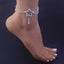 Star Alloy Rhinestone Layered Anklet - Fashion Beach Jewelry Accessory