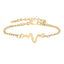 Simple Lightning Wave Retro Fashion Women's Bracelet